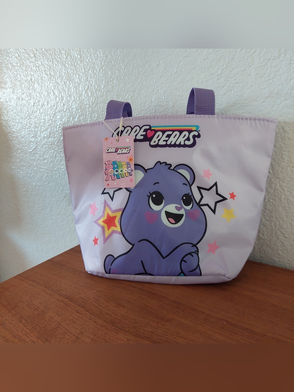 Care Bears Lilac Bear Tote Bag Lunch Bag